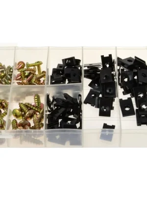 Dokud Zásoby Vydrží Samořezné šrouby a pružné matice pro karosérie, různé rozměry, sada 170 kusů - MojeDílna