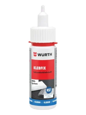 Expresní Doručení Vteřinové lepidlo Super – Fast Glue, kyanoakrylátové, 50 g – Wurth 0893090 - MojeDílna