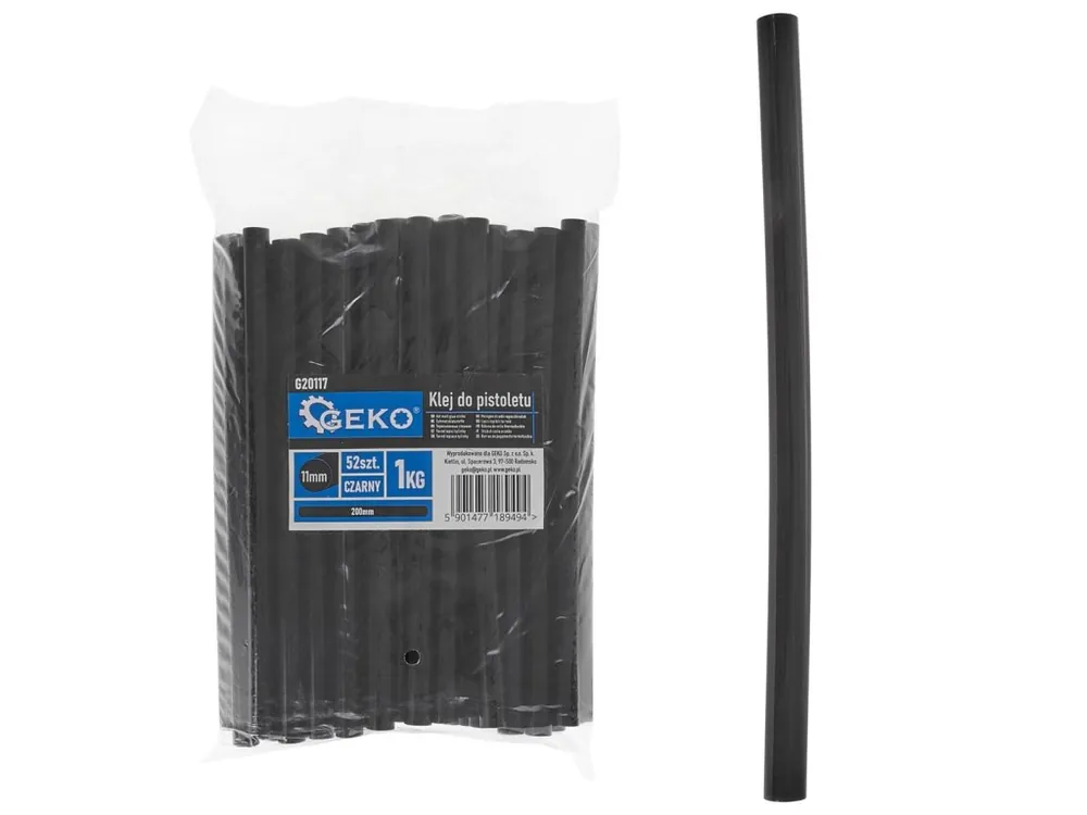 Akční Nabídka Náplně do tavné pistole - tyčinky 11x200 mm, černé, 1 kg - MojeDílna