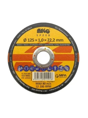 Autentický Řezný kotouč na nerez 125x1,0x22,0mm MAGG SPEED - MojeDílna