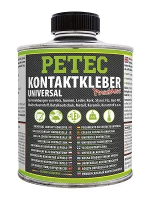 Značkový Kontaktní lepidlo univerzální na kovy, PVC a gumu, 350 ml - Petec - MojeDílna