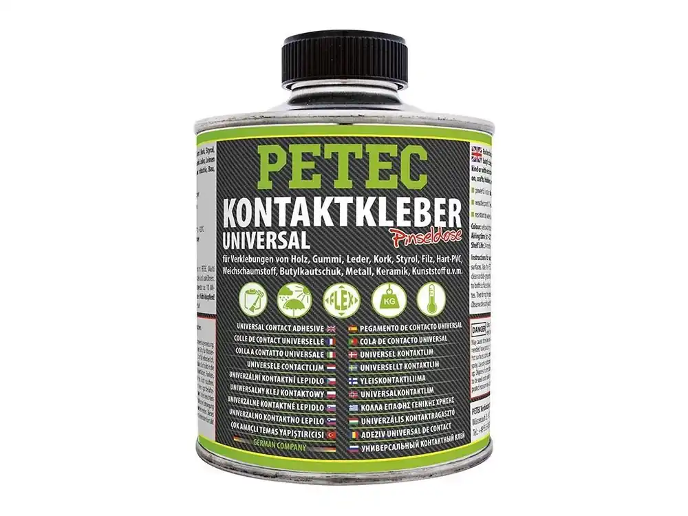 Značkový Kontaktní lepidlo univerzální na kovy, PVC a gumu, 350 ml - Petec - MojeDílna
