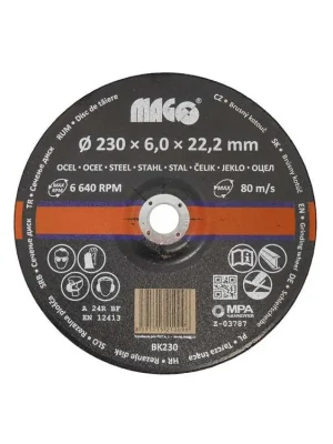 Hit Sezóny Kotouč brusný na kov 230 x 6 x 22,2 mm - MAGG BK230 - MojeDílna