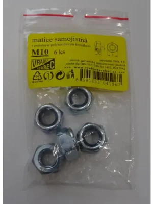 Matice 6hranné samojisticí DIN 985, pozinkované, různé rozměry - MojeDílna Víkendová Akce