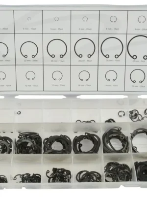 Super Cena Pojistné kroužky na hřídele - vnitřní segrovky, průměr 3-32 mm, 300 ks - MojeDílna