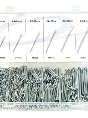 Závlačky, 1,6-4 mm, 1000 ks - MojeDílna Omezená Nabídka