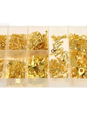 Elektrické konektory pro automobily, neizolované, krimpovací, různé druhy, sada 450 kusů - MojeDílna Poslední Šance