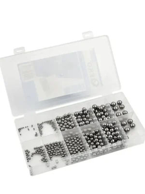 Aktuální Sada ocelových kuliček do ložisek, různé velikosti, 470 ks - MojeDílna