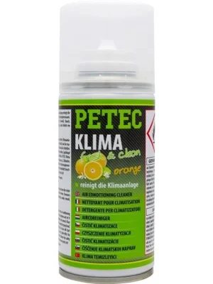 Čistič klimatizace a odstraňovač zápachu, vůně pomeranč, sprej 150 ml - Petec - MojeDílna Akční Nabídka