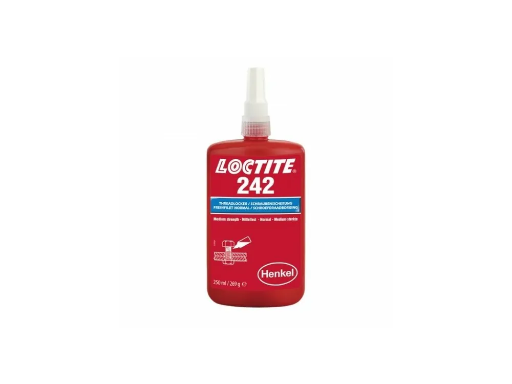 Cenová Bomba Lepidlo do závitů, středněpevnostní, 250 ml - Loctite 242 - MojeDílna
