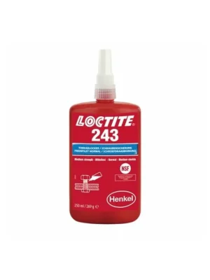 Lepidlo do závitů, středněpevnostní, 250 ml - Loctite 243 - MojeDílna Hromadná Objednávka