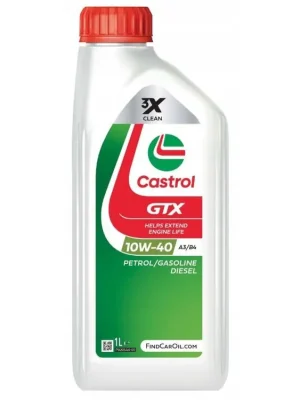 Akční Cena Motorový olej Castrol GTX ULTRACLEAN 10W40 A3/B4 1L - MojeDílna