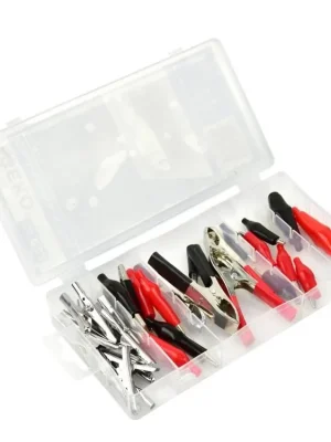 Elektrikářské svorky „krokodýl“ na autobaterie, sada 28 ks - GEKO - MojeDílna Expresní Doručení