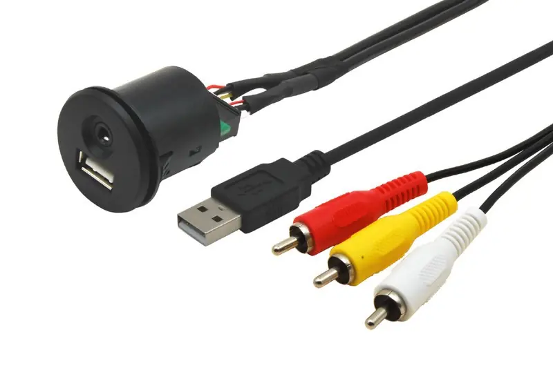 Vysoce Kvalitní USB / JACK 4pólový prodlužovací kabel