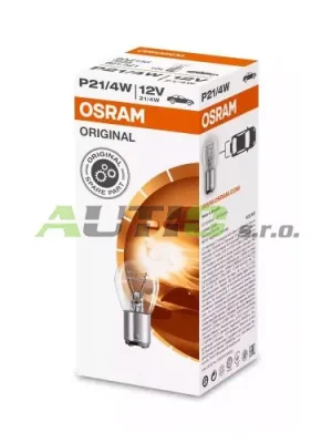 Autožárovka 12V 21/4W BAZ15d OSRAM (P21/4W) Dokud Zásoby Vydrží