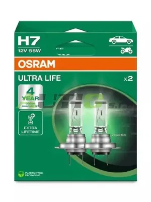 Autožárovky Osram H7 Ultra Life 3x delší životnost - 2ks Sleva