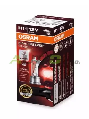 Autožárovka OSRAM H11 12V 55W NIGHT BREAKER SILVER +100% Limitovaná Edice