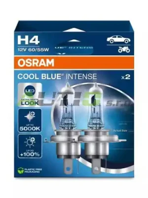 Speciální Cena Autožárovka Osram H4 12V 60/55W P43t Cool Blue Next Generation - Xenon Effect 5000K - 2ks