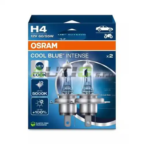 Speciální Cena Autožárovka Osram H4 12V 60/55W P43t Cool Blue Next Generation - Xenon Effect 5000K - 2ks