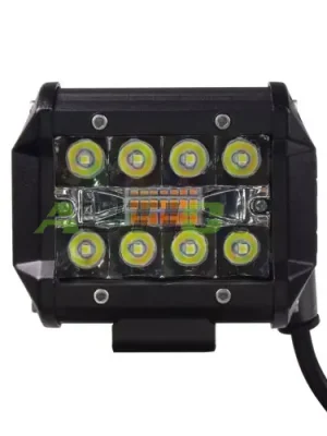 Trendový LED světlo hranaté bílé/oranžové, 45W, ECE R10