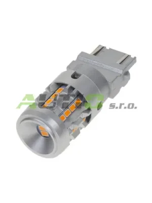 Finální Výprodej LED T20 (3157) oranžová, 12/24V, CAN-Bus, 26LED SMD