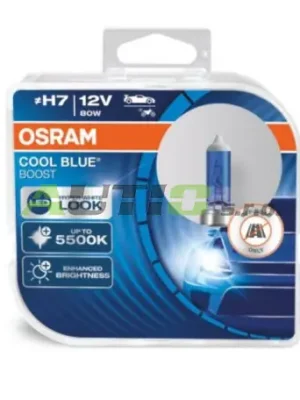 Autožárovky Osram H7 12V 80W PX26d Cool Blue Boost - 2ks Vysoce Kvalitní