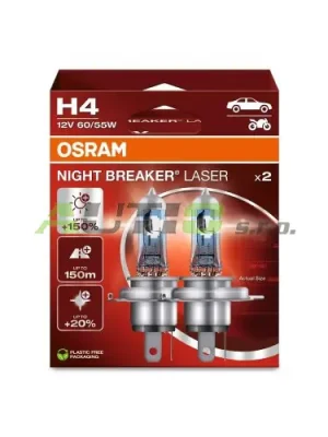 Autožárovky Osram H4 12V 60/55W NIGHT BREAKER LASER +150% 2ks Originální