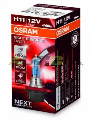 Autožárovka H11 12V 55W PGJ19-2 NIGHT BREAKER LASER +150% 1ks Kup Teď
