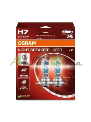 Autožárovky Osram H7 12V 55W PX26d NIGHT BREAKER LASER +150% 2ks Akce