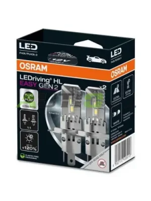Záruka V Ceně LED autožárovky OSRAM EASY GEN 2 H4/H19 bílé, 12V - 2 ks