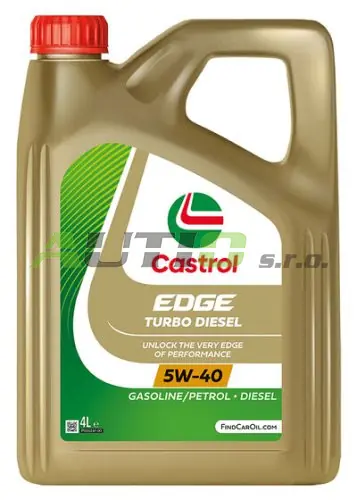 Castrol EDGE TURBO DIESEL 5W-40 TITANIUM FST 4L Oblíbený
