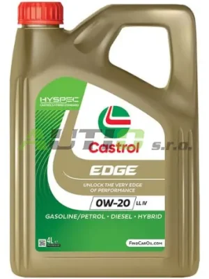 Ověřený CASTROL EDGE 0W-20 LL IV Ti 4L
