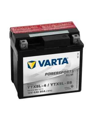 Nejprodávanější Motobaterie VARTA YTX5L-BS