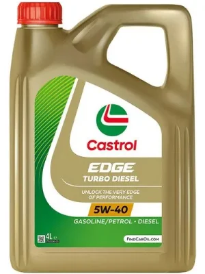 Odeslání Ihned Castrol EDGE Turbo Diesel 5W-40 4 lt