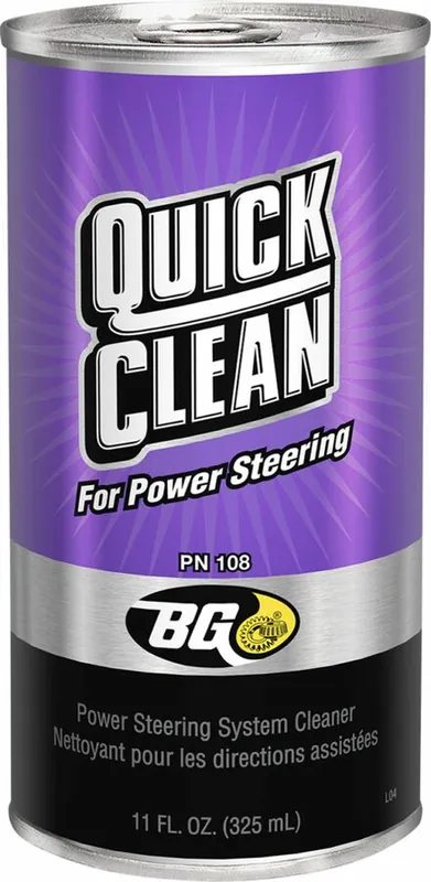 Cenová Bomba Výplach kapaliny posilovače řízení BG 108 QUICK CLEAN FOR POWER STEERING 325 ml